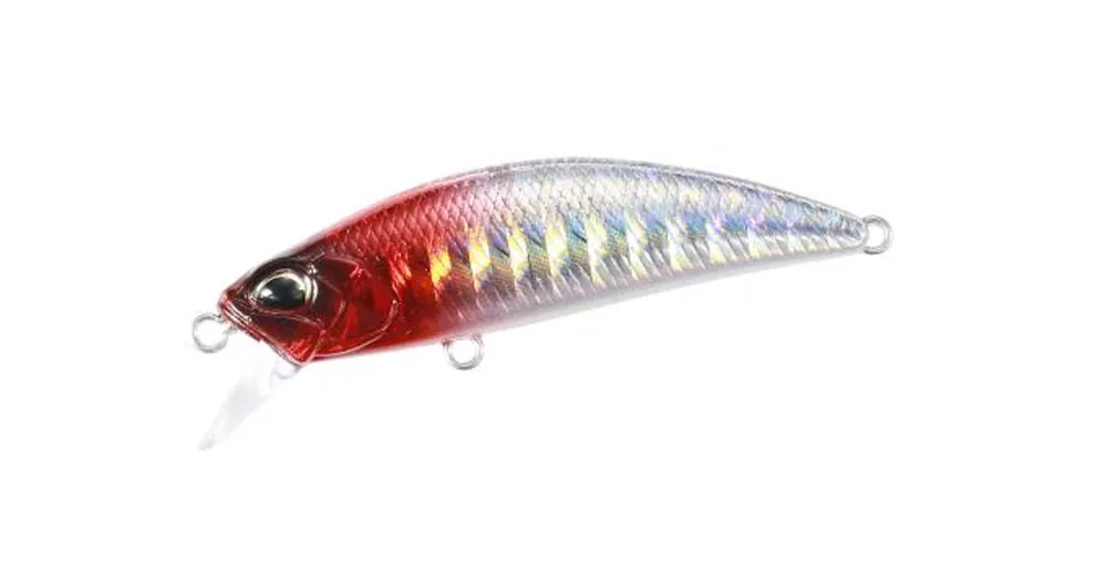 Duo Spearhead Ryuki 50S SW 5cm 4,5gr DHA0574 Holo Red Head GB wobbler Weekendaanbieding