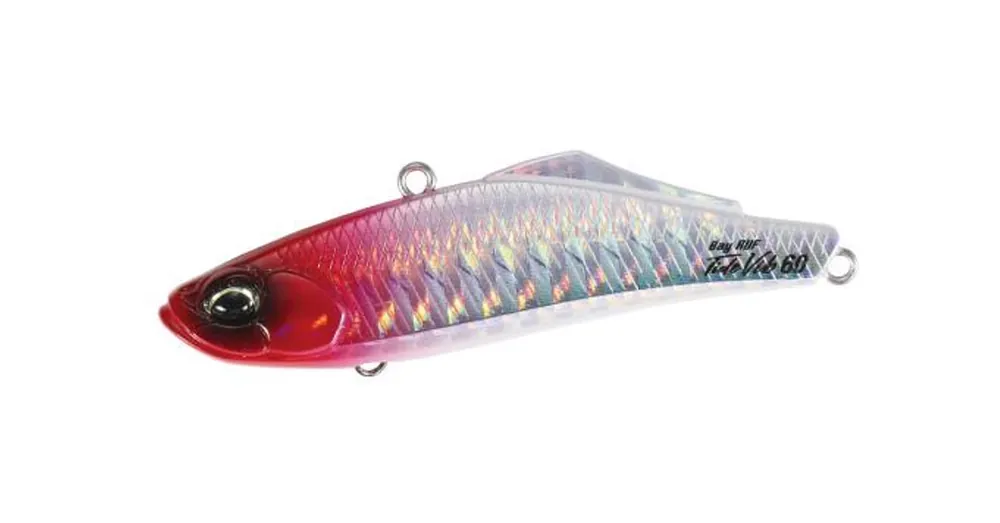 Duo Bayruf Tide Vib 60 6cm 9,6gr AHA0001 Red Head Holo wobbler Gereduceerde Prijs