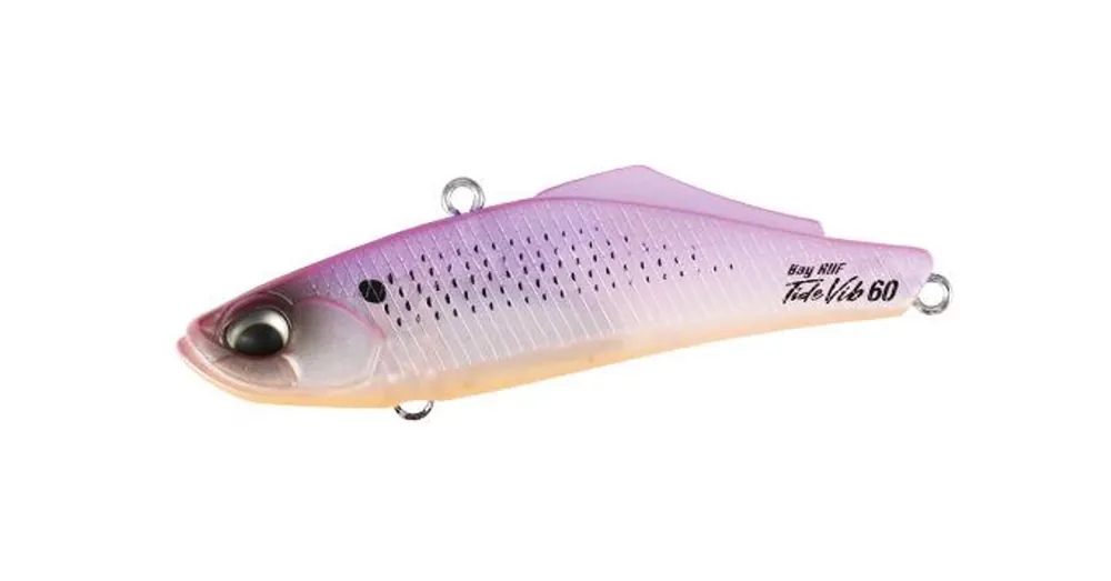 Duo Bayruf Tide Vib 60 6cm 9,6gr CCC0676 Mat Mullet Pink Back wobbler Nieuw