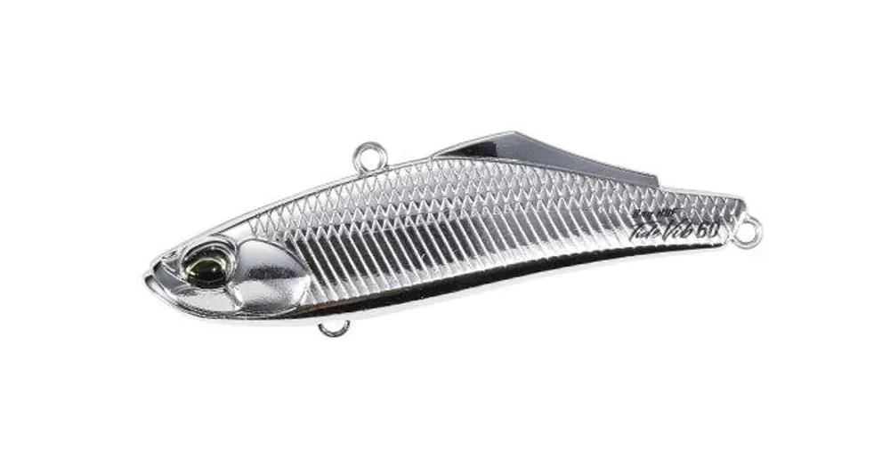 Direct Beschikbaar Duo Bayruf Tide Vib 60 6cm 9,6gr MCC0522 UV Silver Slash B wobbler