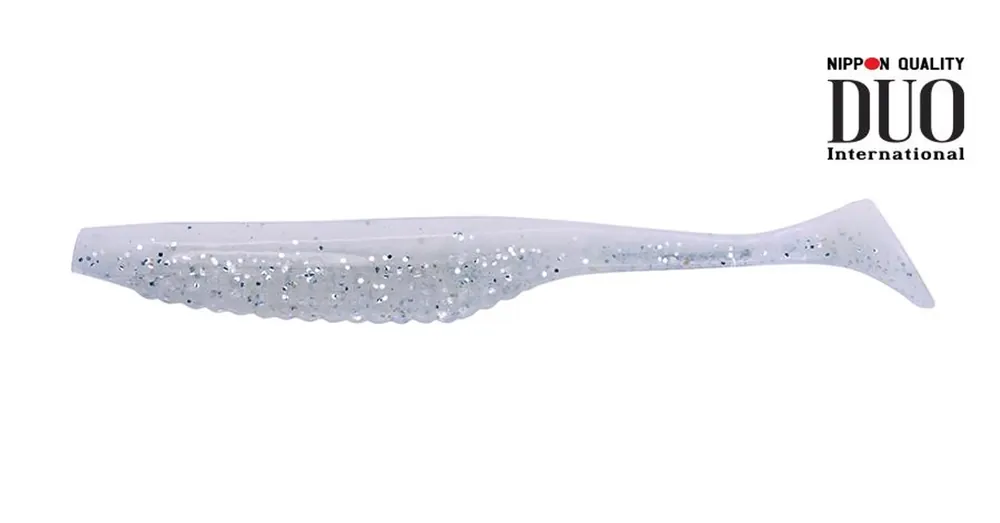 Gecertificeerd Duo Realis Versa Shad 3" 7,6cm F076 White Back Shad plasztik csali