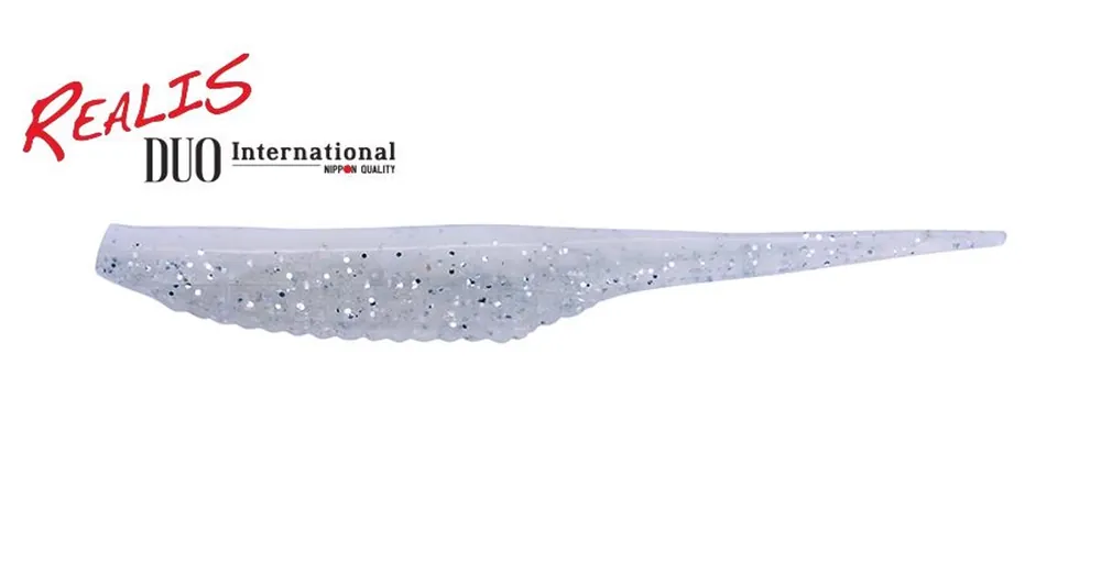 Goedkoop Duo Realis Versa Pintail 3" 7,6cm F076 White Back Shad plasztik csali