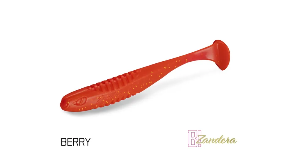 Delphin ZANDERA UVs 5db 10cm BERRY gumihal Bestseller
