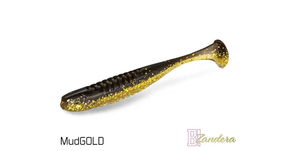 Delphin ZANDERA UVs 5db 10cm MudGOLD gumihal Rechtstreeks Van De Fabrikant