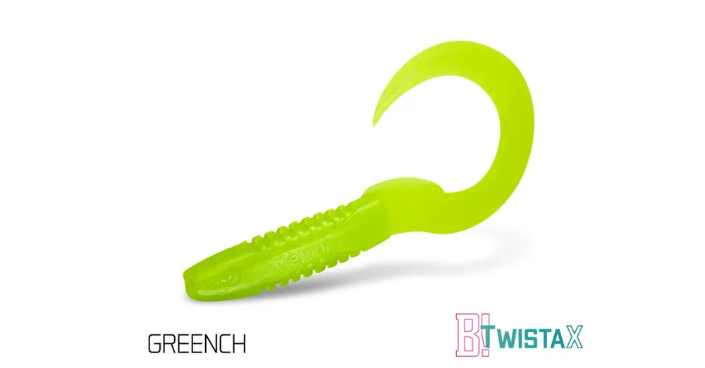 Delphin TwistaX Eeltail UVs 6x 5db 15cm GREENCH Duopack box Actieprijs