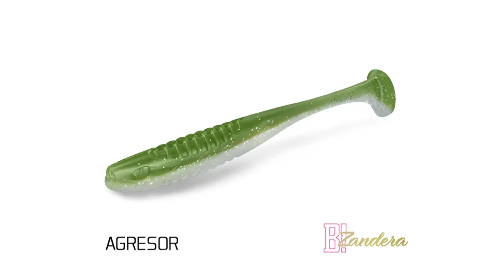 Dagaanbieding Delphin ZANDERA FlexiFLOAT UVs 5db 12cm AGRESOR gumihal