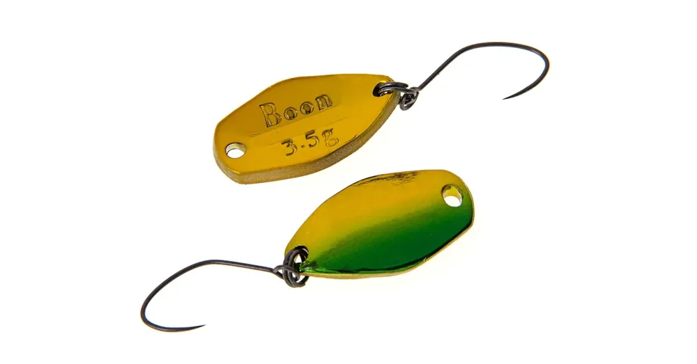 Bestel Nu Nories Masukuroto Boon 22mm 3.5g 060 kanál villantó (Green Gold)