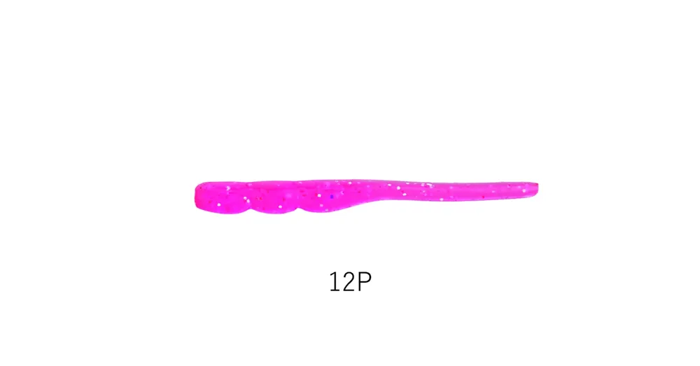 Yarie Ajibaku Worm 690 4,5cm 12P Clear Pink plasztik csali Direct Beschikbaar