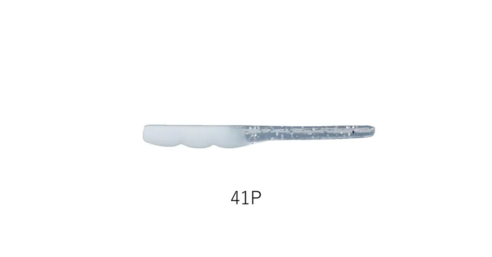 Koopje Yarie Ajibaku Worm 690 4,5cm 41P Whire/Clear plasztik csali