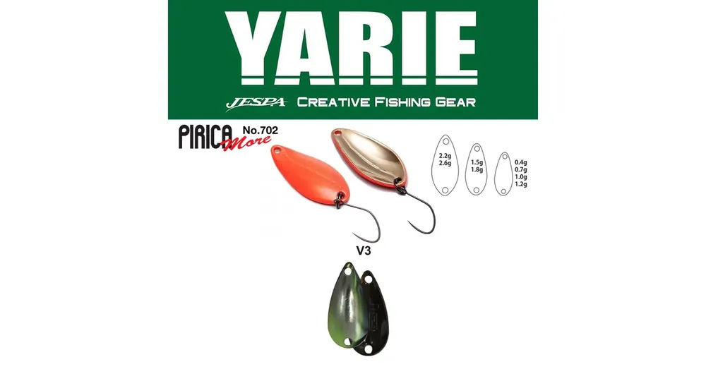 Hoge Kwaliteit Yarie 702 Pirica More 1,0gr V3 Ayu kanál villantó