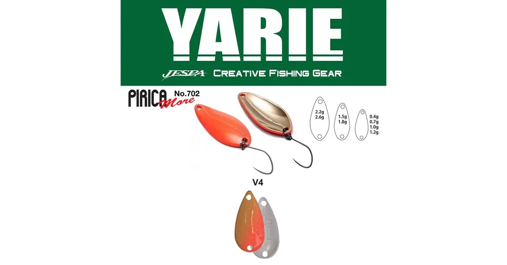 Koopje Yarie 702 Pirica More 1,8gr V4 MG Ice kanál villantó