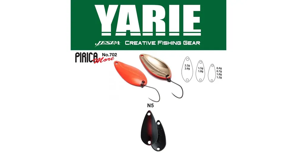Direct Verzonden Yarie 702 Pirica More 2,2gr N5 Rabbit Eye kanál villantó