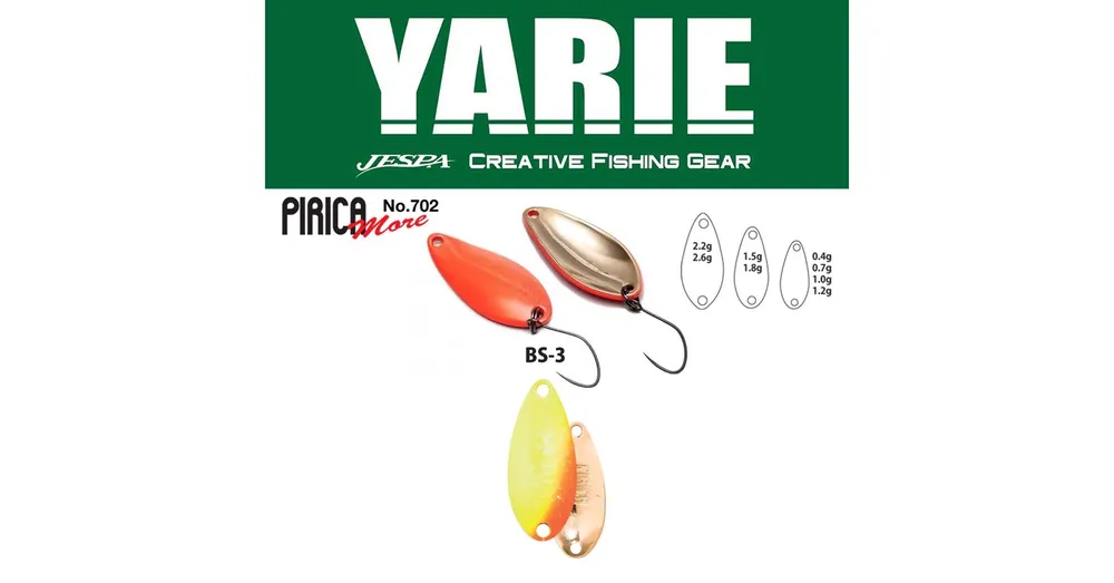 Finale Uitverkoop Yarie 702 Pirica More 2,6gr BS-3 First Lemon kanál villantó