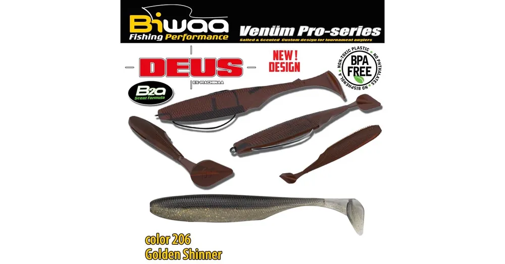 Betrouwbaar Biwaa Deus 3" 7,5cm Golden Shiner 206 gumihal 14 db/csg