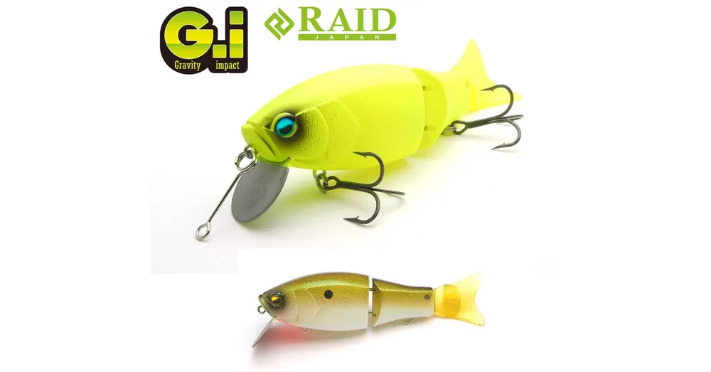 Raid Japan Gi 94mm 35g 005 Pearl Shad wobbler Op = Op
