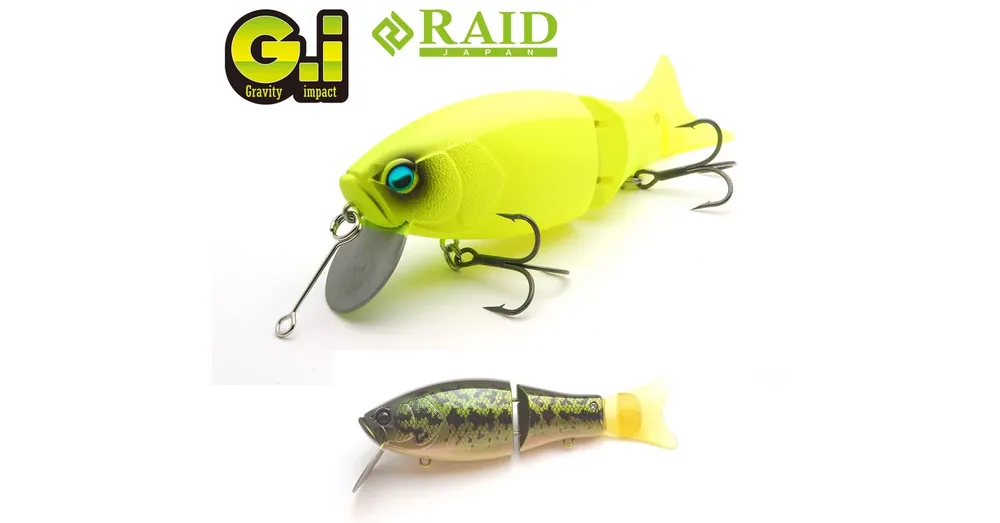 Koop Online Raid Japan Gi 94mm 35g 006 Black BB wobbler