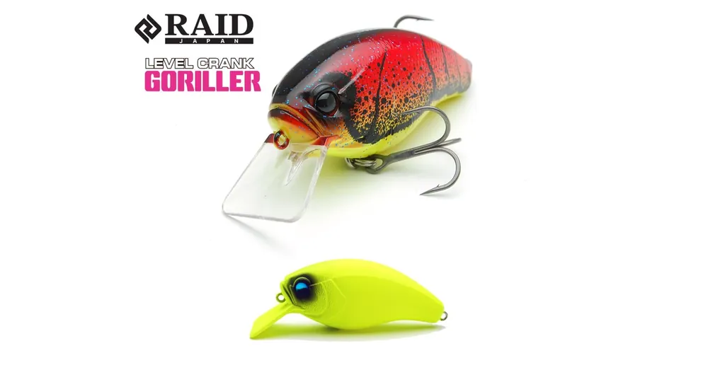 Raid Japan Level Crank Goriller 66mm 17,5g 013 Lemon Power wobbler Uitverkoop