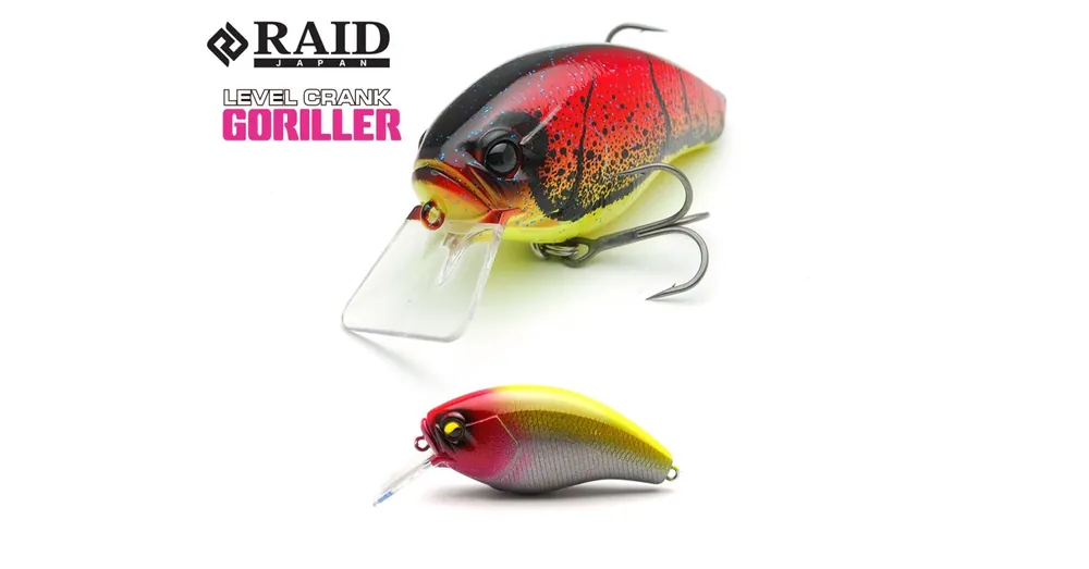 Raid Japan Level Crank Goriller 66mm 17,5g 015 Dark Clown wobbler Gereduceerde Prijs