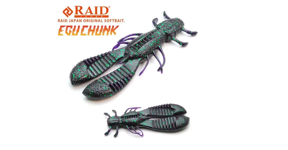 Gecertificeerd Raid Japan Egu Chunk 3,5" 8,9cm 039 Junebug gumirák 6 db/csg