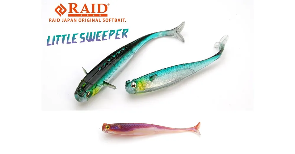 Favoriet Raid Japan Little Sweeper 2,5" 6,3cm 048 Pearl Wakasagi gumihal 8 db/csg