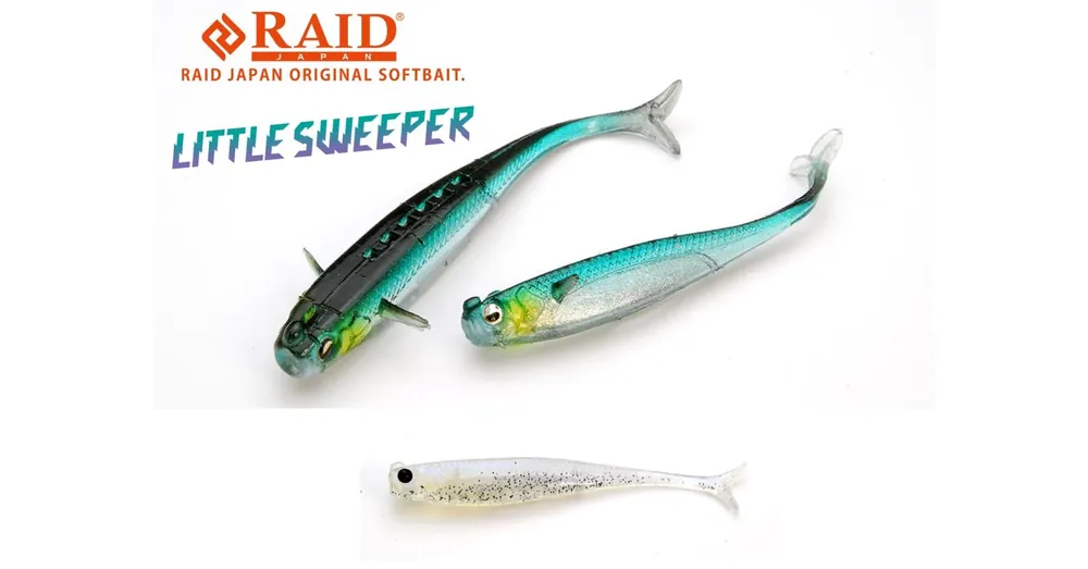 Raid Japan Little Sweeper 3" 7,6cm 074 Ice Killer gumihal 7 db/csg Rechtstreeks Van De Fabrikant