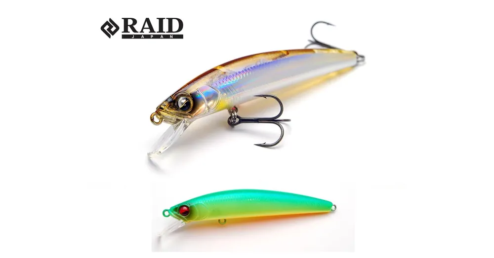 Raid Japan Level Minnow Quik72 72mm 5,2g 001 Lime Chart wobbler Beperkt Aanbod