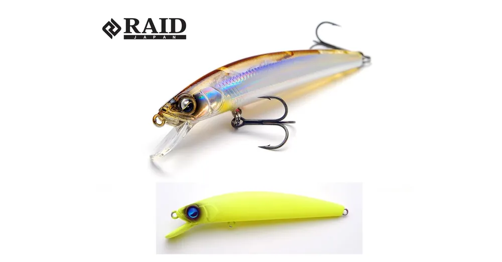 Raid Japan Level Minnow Quik72 72mm 5,2g 002 Lemon Power wobbler Aanbieding