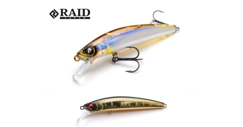 Raid Japan Level Minnow Quik72 72mm 5,2g 008 Real Kinkuro wobbler Hoge Kwaliteit