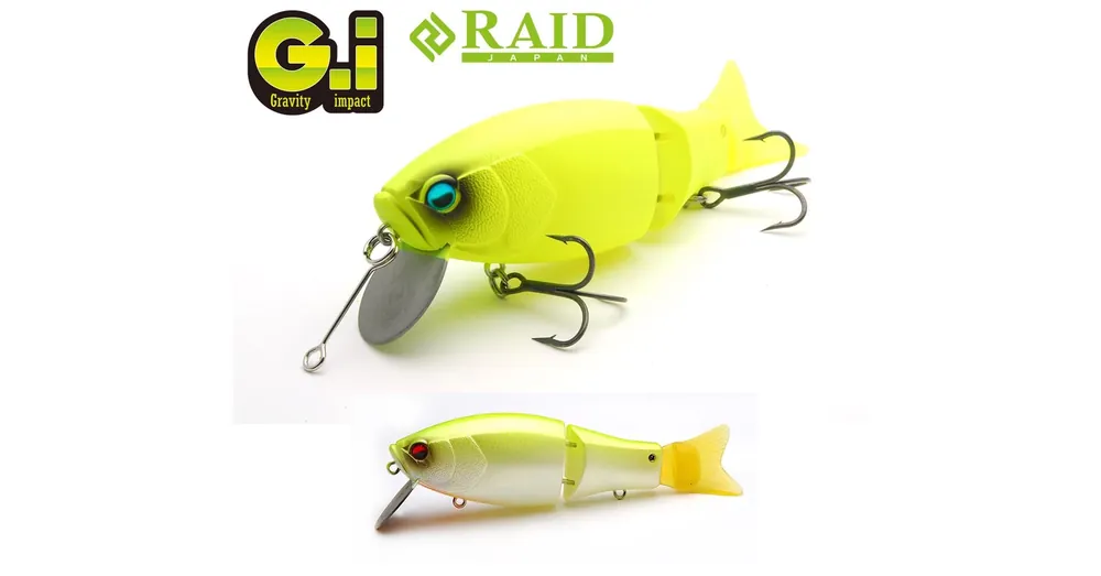 Hete Deal Raid Japan Gi 94mm 35g 011 Pearly Chart wobbler