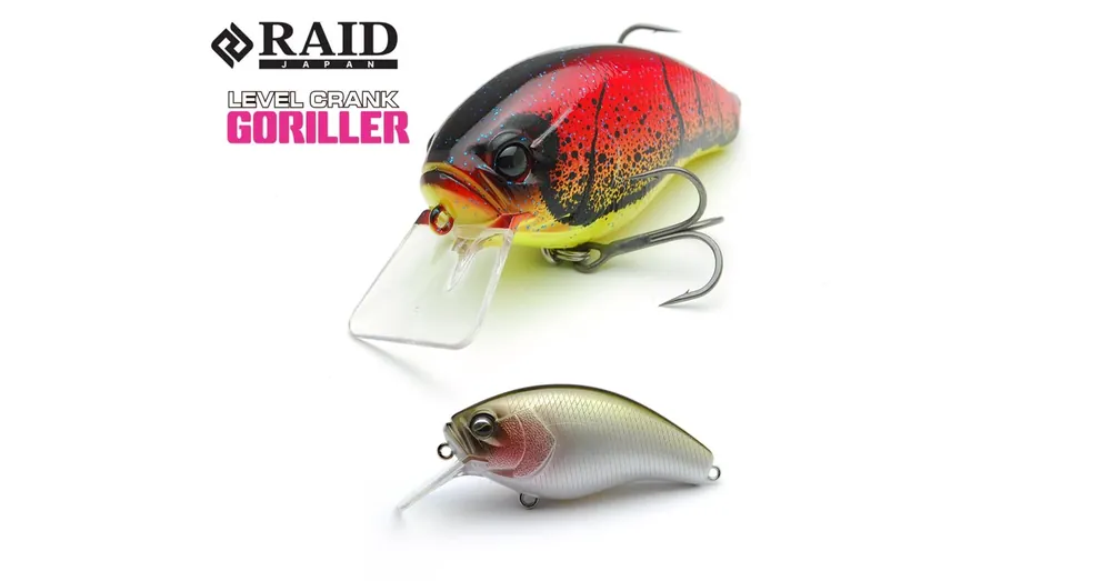 Koopje Raid Japan Level Crank Goriller 66mm 17,5g 018 Bait Japan wobbler