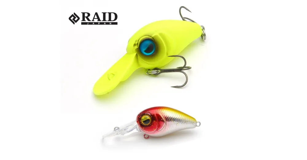 Koop Online Raid Japan Level Crank Ping 32,5mm 3,5g 006 Clown wobbler