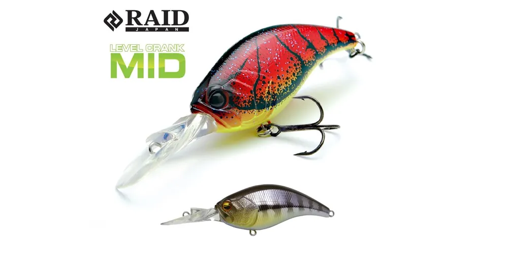 Raid Japan Level Crank Mid 59mm 10,5g 011 Chi Gill wobbler Aanbieding
