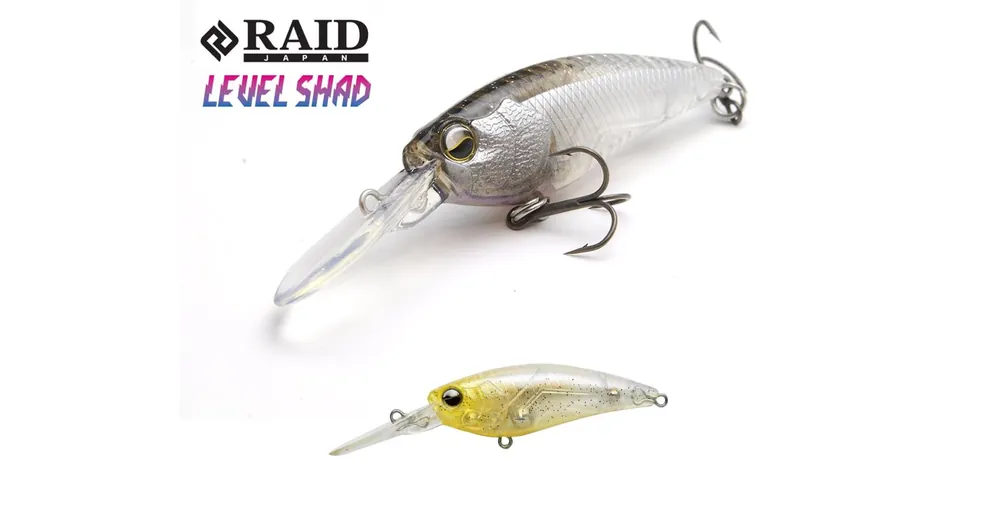 Raid Japan Level Shad 50,3mm 4,3g Su 013 Shirauo wobbler Laatste Versie