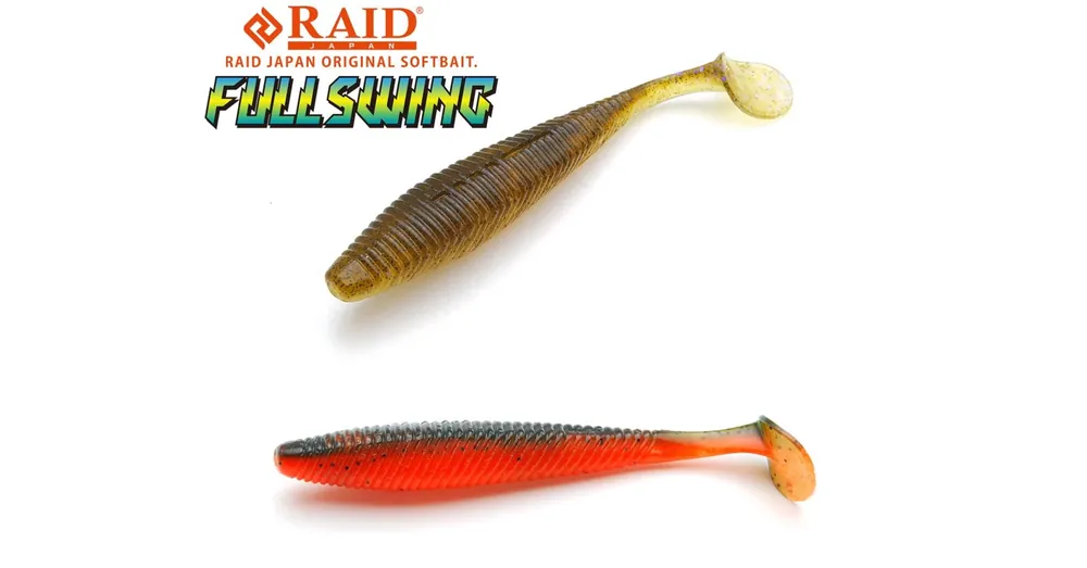 Favoriet Raid Japan Fullswing 4" 10cm 056 Orange Punch gumihal 6 db/csg