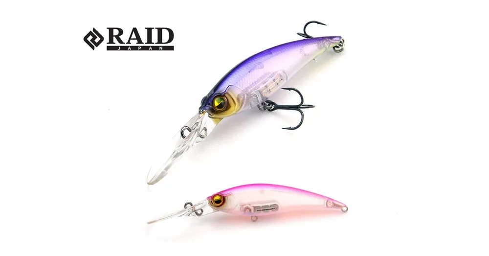 Gecertificeerd Raid Japan Level Shad Sprinter 68MR 68mm 5,9g 007 Skeleton Candy wobbler