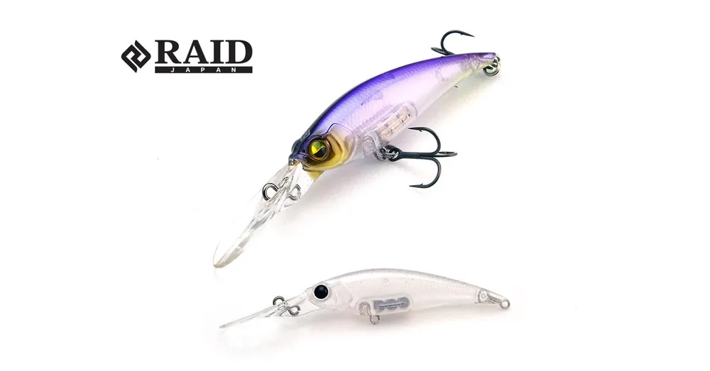 Gecertificeerd Raid Japan Level Shad Sprinter 68MR 68mm 5,9g 010 Stealth White wobbler