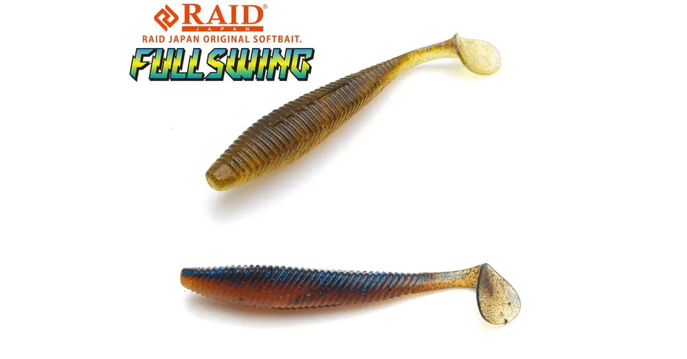 Raid Japan Fullswing 3,5" 8,9cm 042 Dark Cinnamon Shad gumihal 7 db/csg Actieprijs
