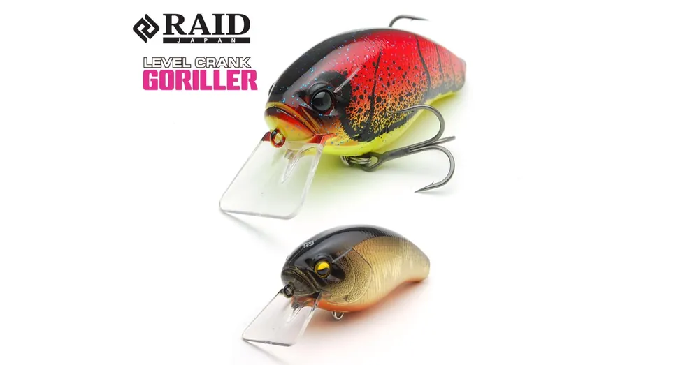 Raid Japan Level Crank Goriller 66mm 17,5g 007 Real Kinkuro wobbler Speciale Aanbieding