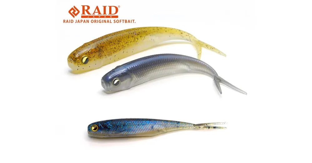 Superprijs Raid Japan Fish Roller 3" 8,9cm 042 Dark Cinnamon Shad gumihal 7 db/csg