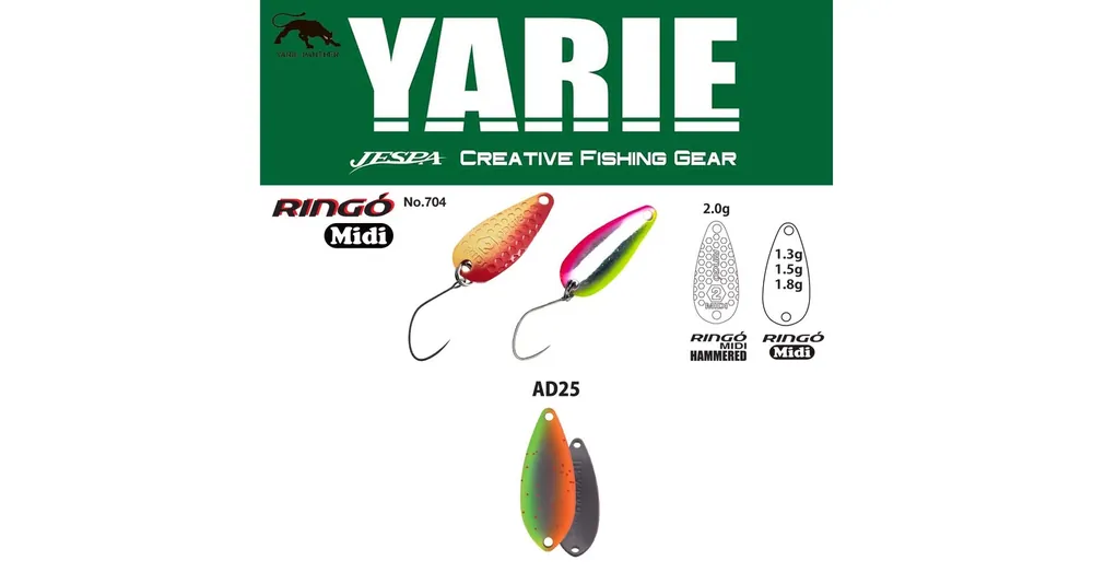 Yarie 704 Ringo Midi 1,8gr AD25 Vegetable kanál villantó Shop Nu