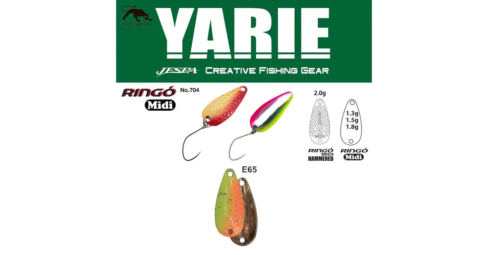 Uitverkoop Yarie 704 Ringo Midi 1,8gr E65 Second Lemon kanál villantó