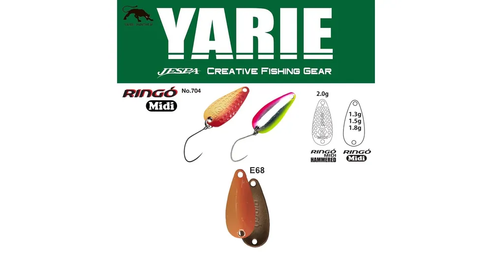 Aanbieding Yarie 704 Ringo Midi 1,8gr E68 Caramel Gold kanál villantó