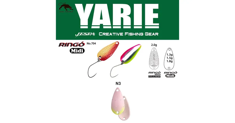 Koop Online Yarie 704 Ringo Midi 1,8gr N3 Light Pink Glow kanál villantó