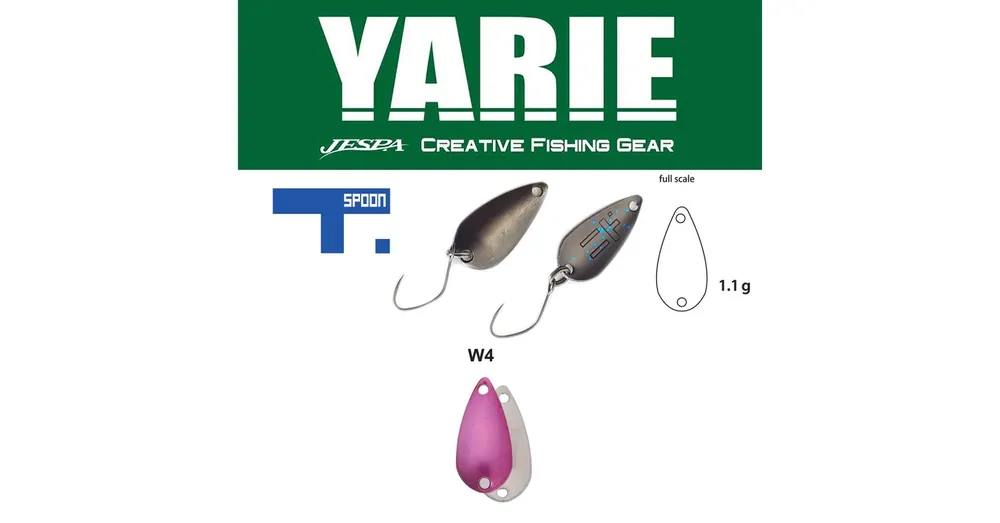 Op = Op Yarie 706 T-Spoon 1,1gr W4 Norinori Pink kanál villantó