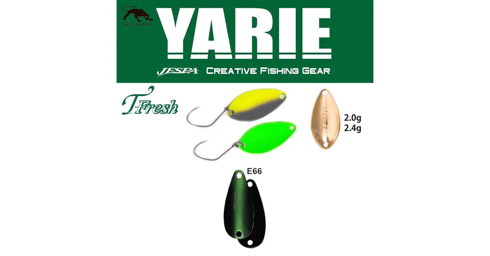 Yarie 708T T-Fresh 2,4gr E66 Fits Green kanál villantó Voordeelprijs