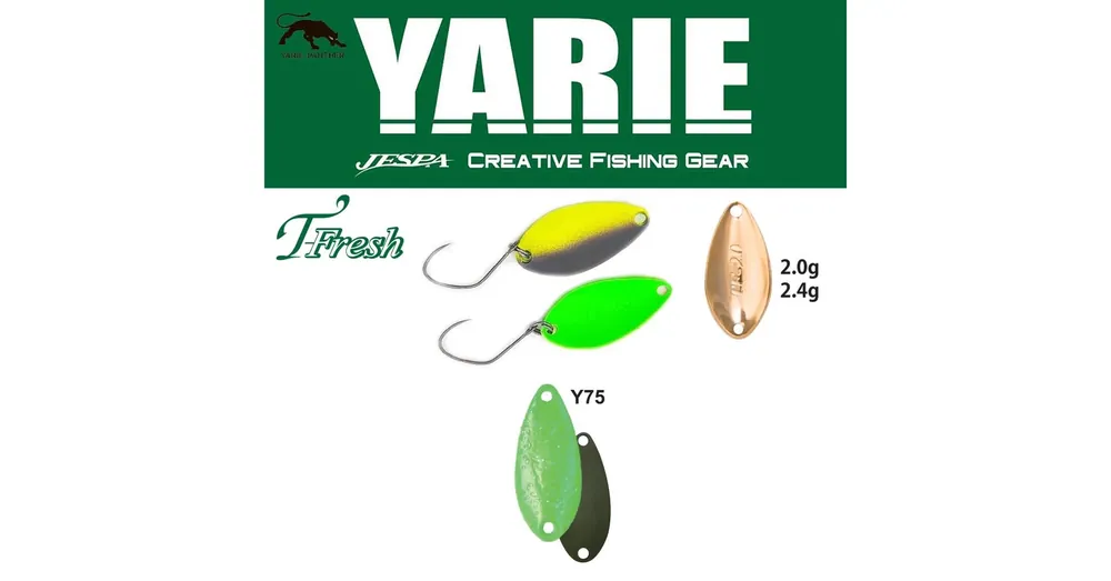 Yarie 708T T-Fresh 2,4gr Y75 Green Hololume kanál villantó Goedkoop