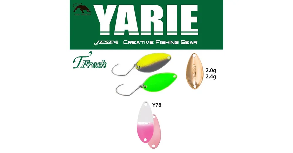 Nieuw Yarie 708T T-Fresh 2,4gr Y78 Shiropino kanál villantó