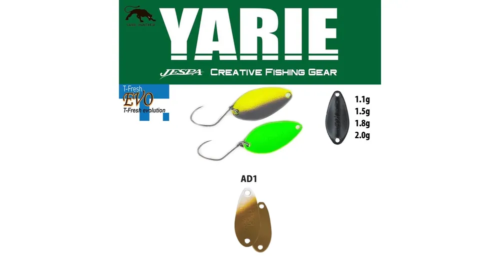 Yarie 710T T-Fresh Evo 1,1gr AD1 Kaschyan kanál villantó Direct Verzonden