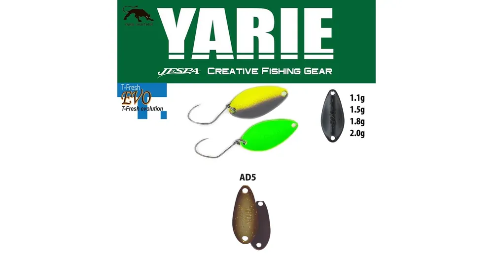 Populair Yarie 710T T-Fresh Evo 1,1gr AD5 Algae kanál villantó