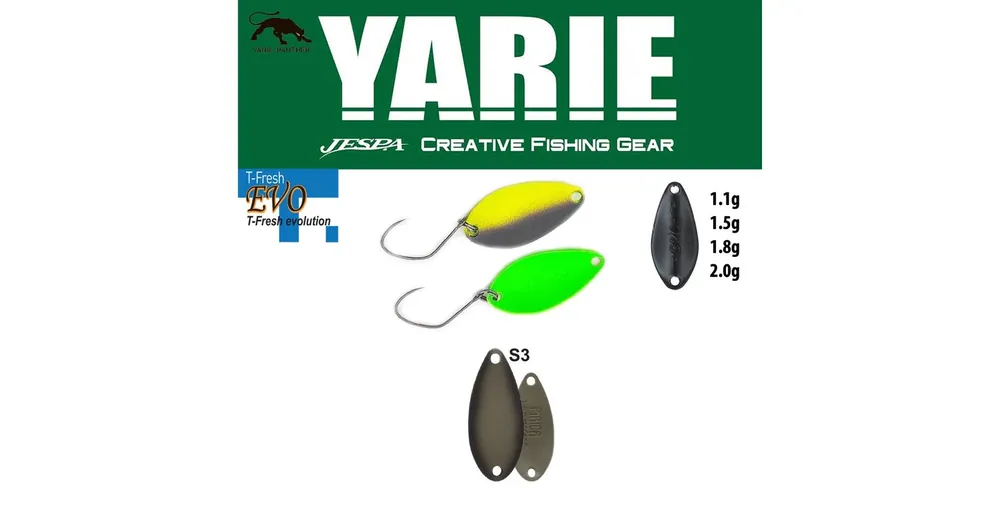 Lage Kosten Yarie 710T T-Fresh Evo 1,1gr S3 Decayed Leaf kanál villantó